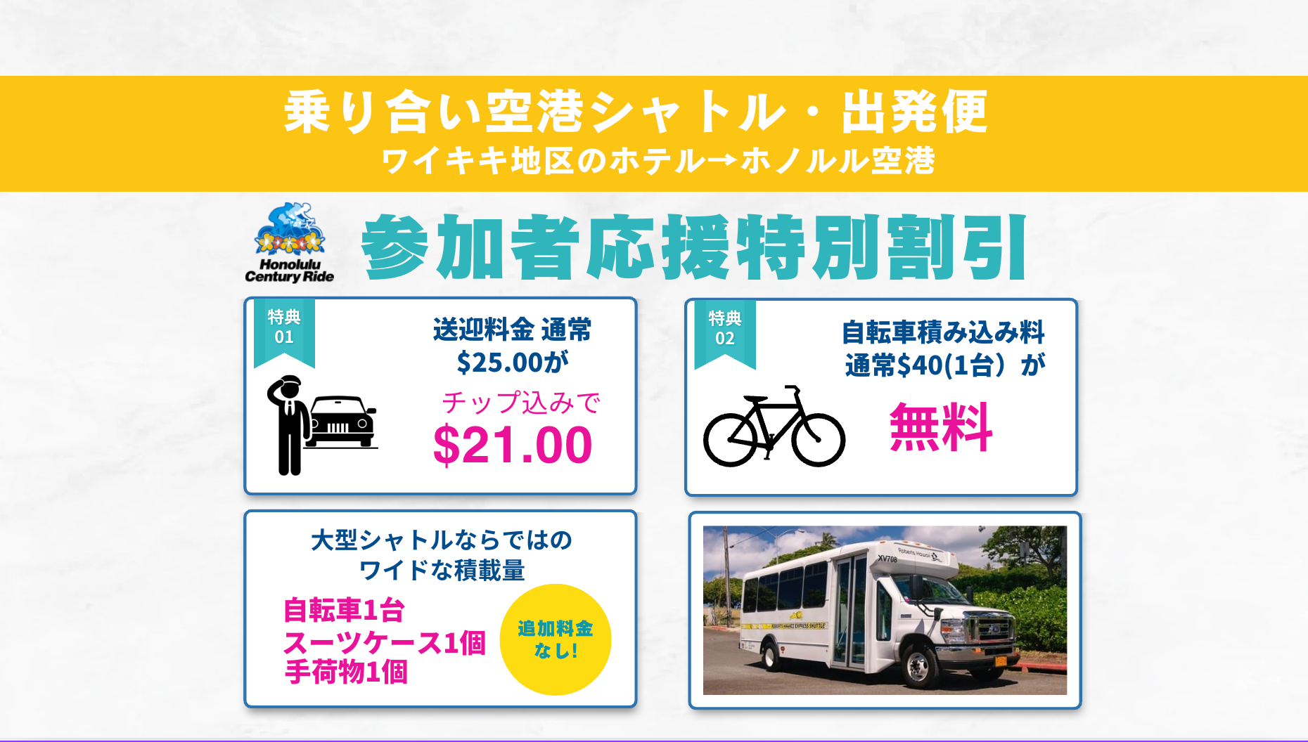 ホノルルセンチュリーライド 2025 x ロバーツハワイ